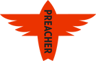 Preacher Wakesurf Logo Red